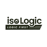 isoLogic logo on a white background