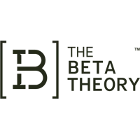 Logo of The Beta Theory on a white background